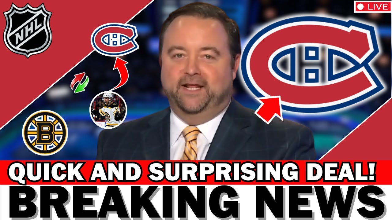 🏒 TRADE BOMBSHELL! CANADIENS & BRUINS IN TALKS FOR SHOCKING RIVALRY TRADE! CANADIENS NEWS