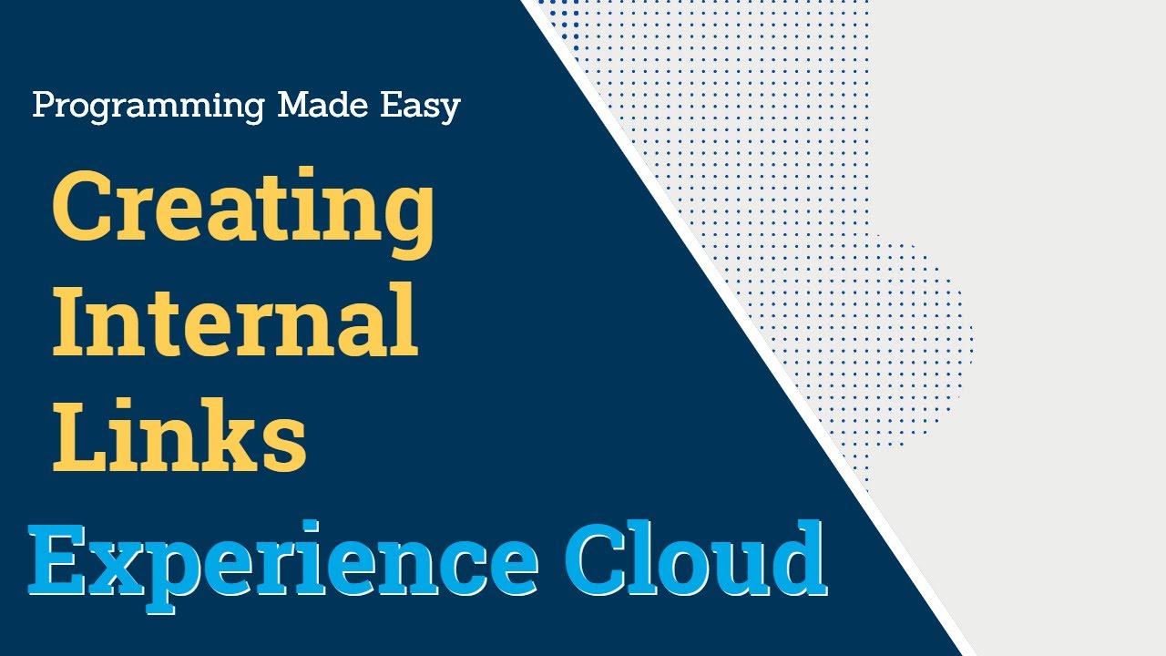 Salesforce Project for Beginners Part 8 | Creating Internal Links