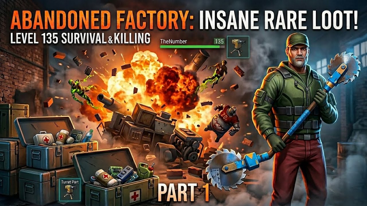 LDOE Abandoned Factory FULL CLEAR! Insane Rare Loot & Zombie Kills (Part 1)