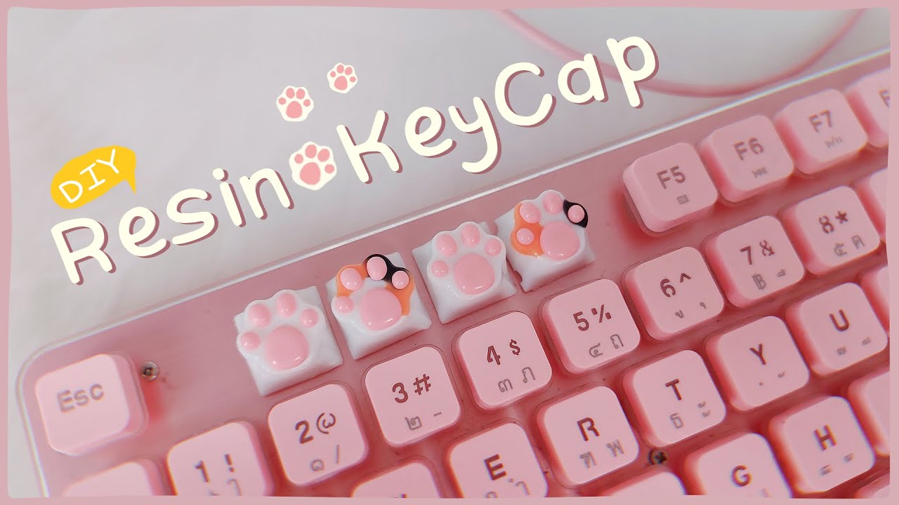 How to ปุ่ม Keycap เท้าแมว น่ารักไม่ไหว 🐱 | EnjoyCraft EP.74