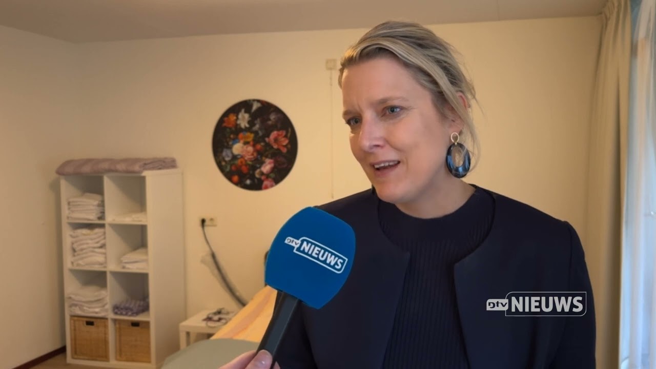 Reportage DTV nieuws over opening '2e logeerbed'