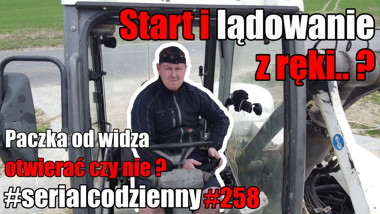Start i lądowanie z ręki ..? Paczka od widza, otwierać czy nie ? #serialcodzienny #vlogcodzienny