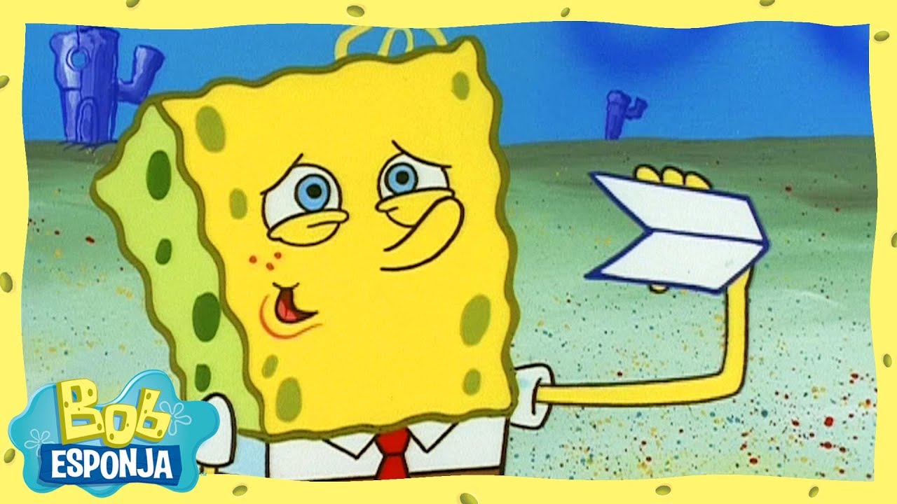 O pedacinho de papel | Bob Esponja em Português