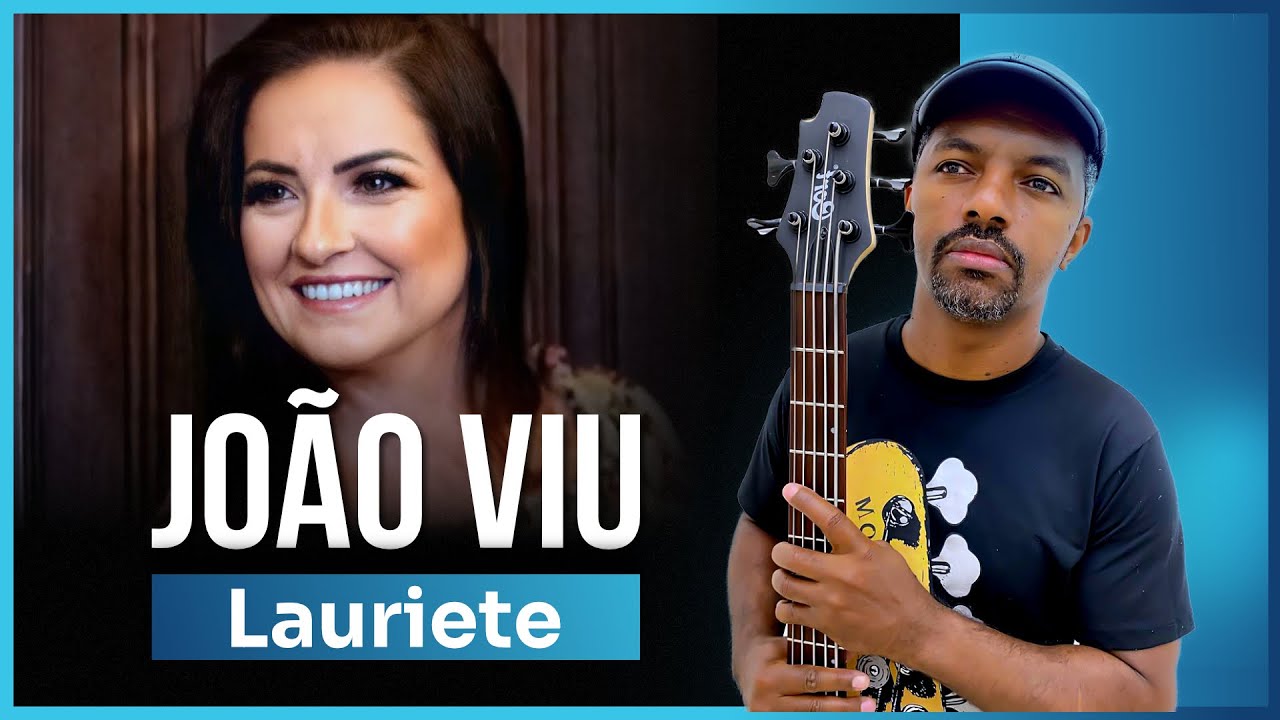 Como Tocar JOÃO VIU (Lauriete) VIDEO AULA DE BAIXO  Por KAKA BASS Bass cover - baixo gospel
