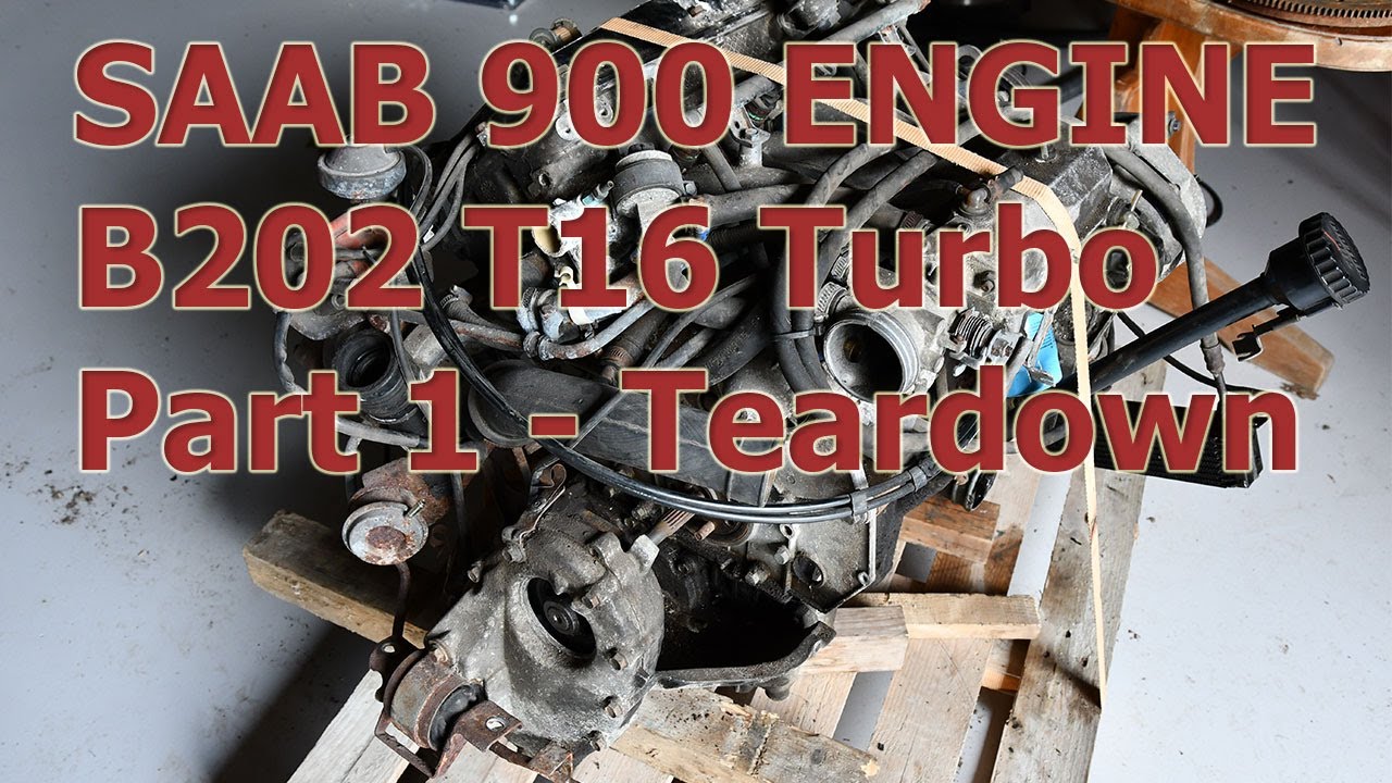 SAAB 900 B202 Engine - Teardown
