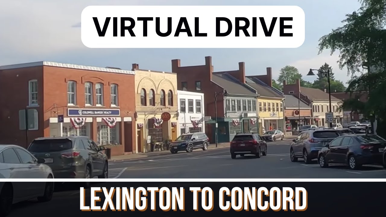 Drive from Historic Lexington to Concord, Massachusetts - New England Travel