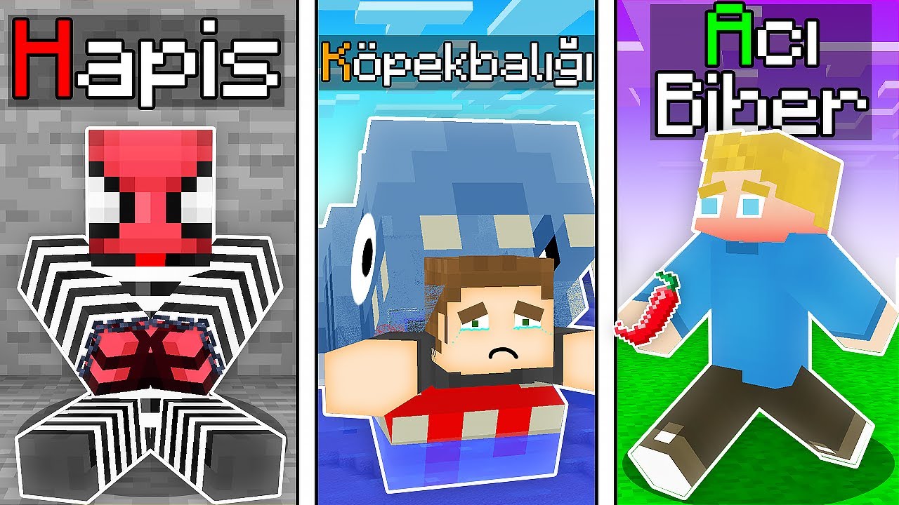 CEZALI ALFABETİK SIRA CHALLENGE - Minecraft