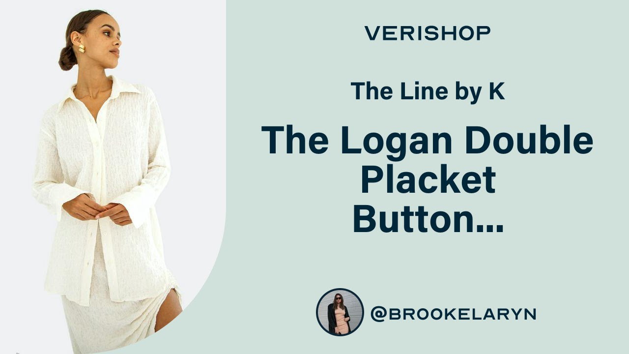 The Line by K The Logan Double Placket Buttondown Blouse Review