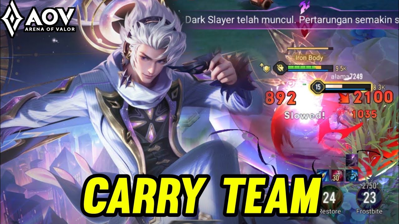AOV : NAKROTH GAMEPLAY | CARRY TEAM - ARENA OF VALOR LIÊNQUÂNMOBILE ROV