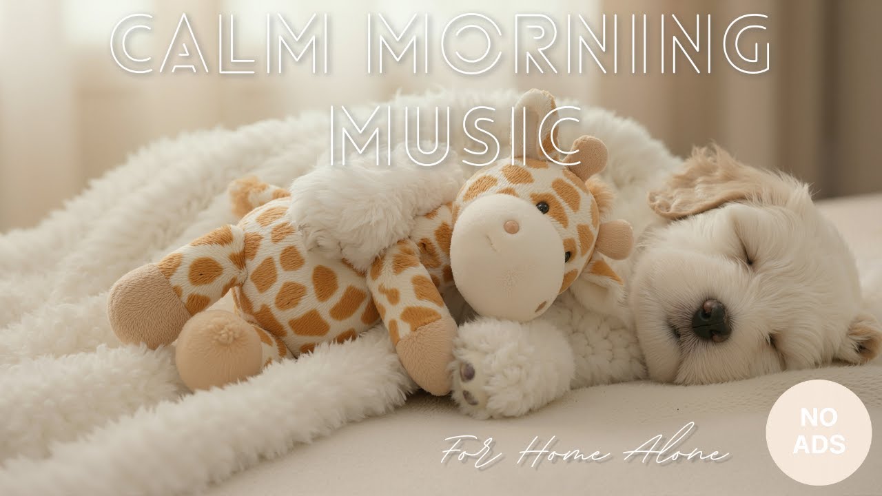 Gentle Morning Dog Music | Calm & Soothing | No Ads | 6 Hours | 朝のやさしい犬用音楽｜穏やか＆癒し｜広告なし｜6時間