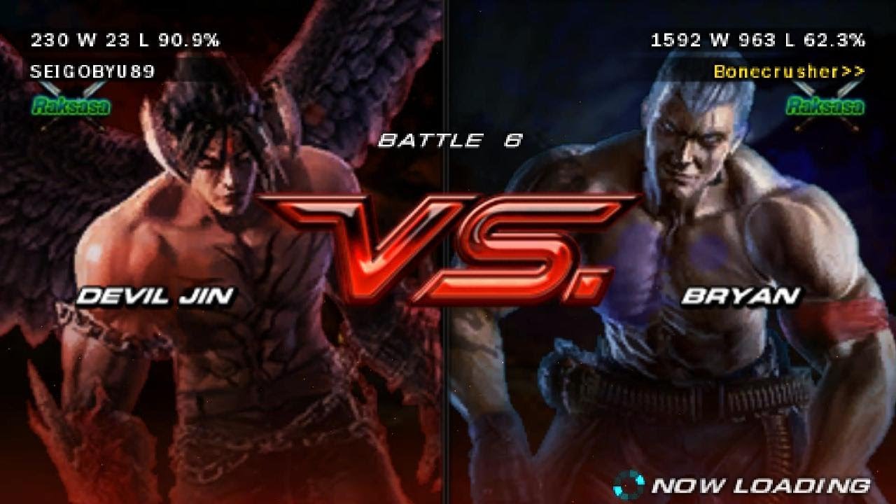 Tekken 6 Ghost Battle Devil Jin to Raksasa