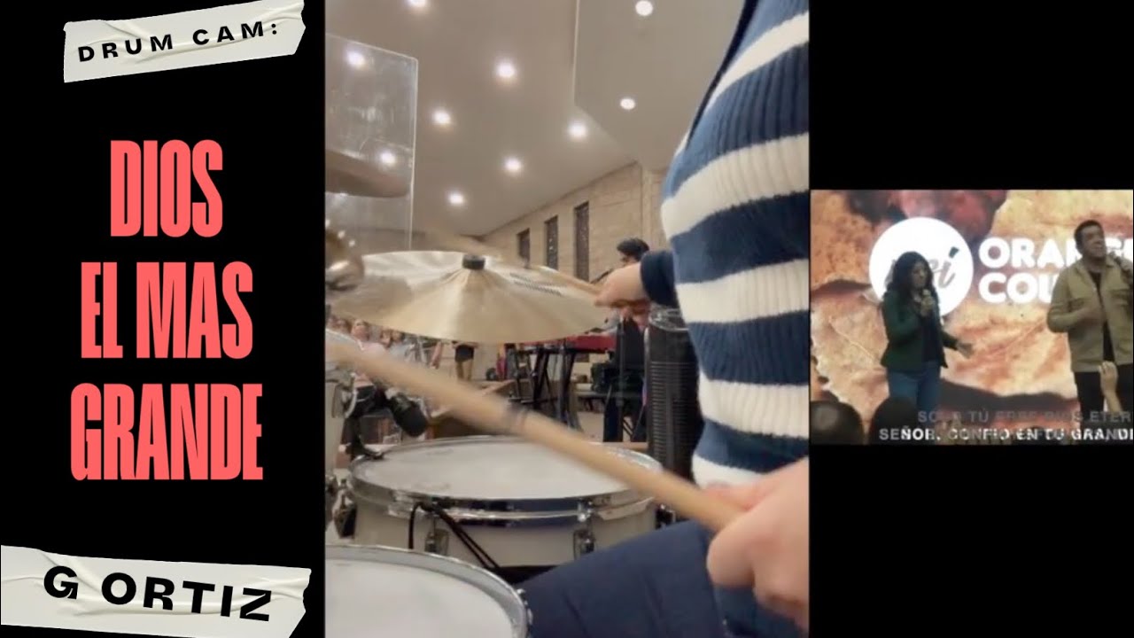 Dios El Mas Grande - Juan Carlos Alvarado (DRUM COVER)