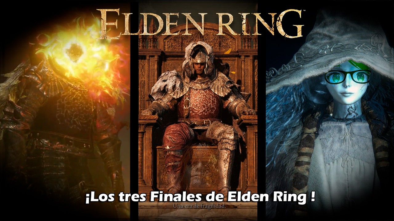 Yo soy el Elden Ring!! Todos los finales juntos !!! 🐉🔥 ⚔️ - Elden Ring ft. Charlie514 [Completo]