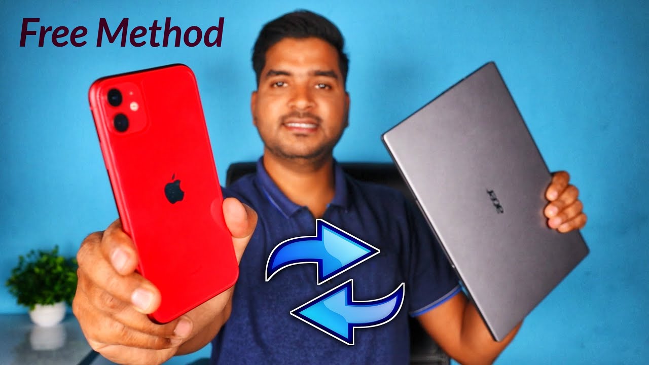 How to Transfer Photos Videos from PC to iPhone Easily Free | iPhone to Laptop Files Transfer