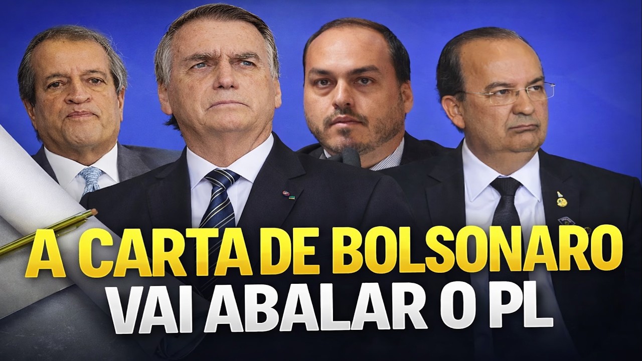 A CARTA DE BOLSONARO QUE VAI ABALAR O PL E O BRASIL
