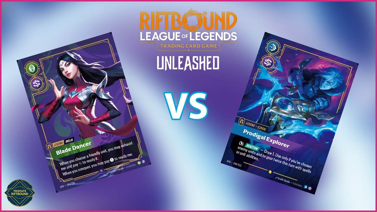 Set 3 Riftbound Unleashed Gameplay | Irelia vs. Ezreal | Bo3