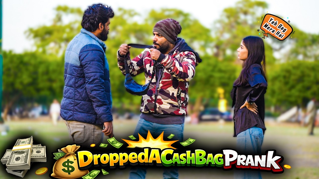 Dropped A Cash Bag Prank | Desi Prank 2.O