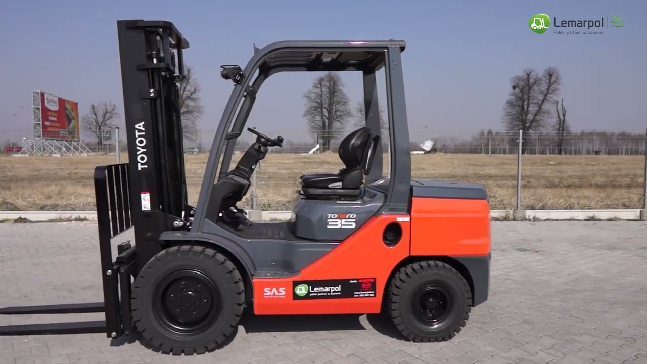 Lemarpol - Wózek widłowy spalinowy Toyota Tonero 35 STG5