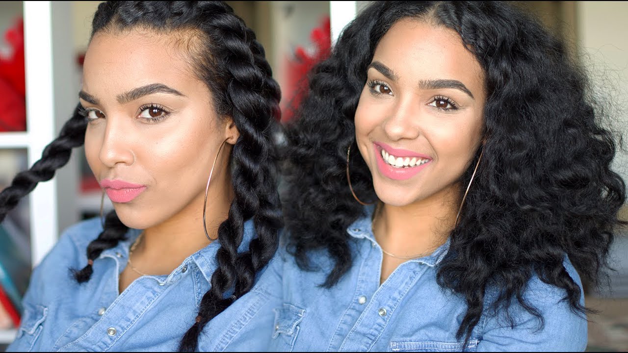 Fluffy Twists to Create Waves for Natural/Curly Hair!