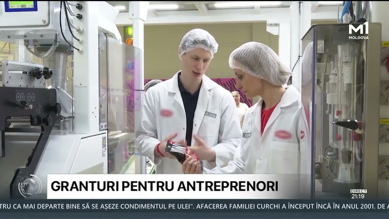 Granturi pentru antreprenori: o fabrică de snack-uri a primit de la stat 30 de milioane de lei