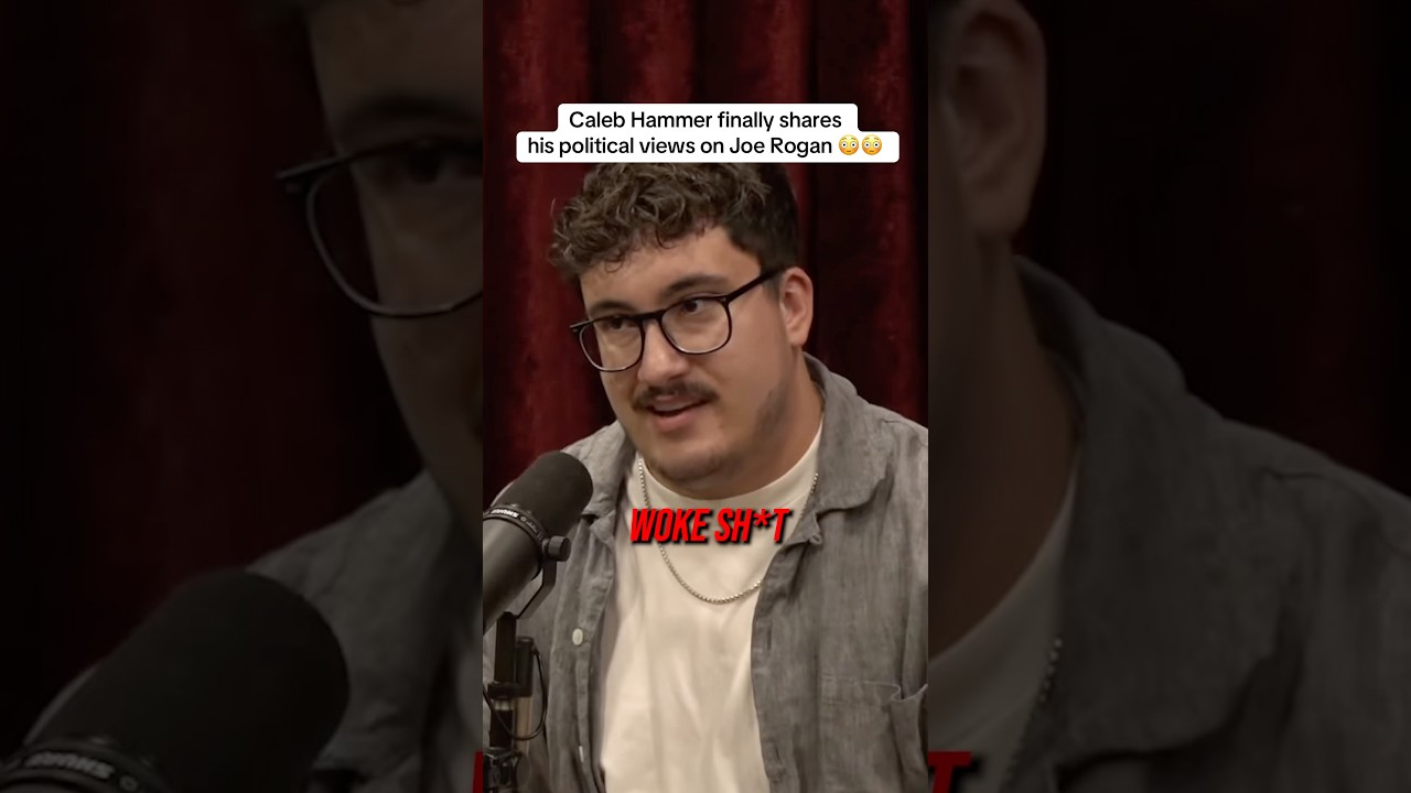 Caleb Hammer Finally Shares His Political Views 😳 #calebhammer #joerogan #podcast #politics #clip