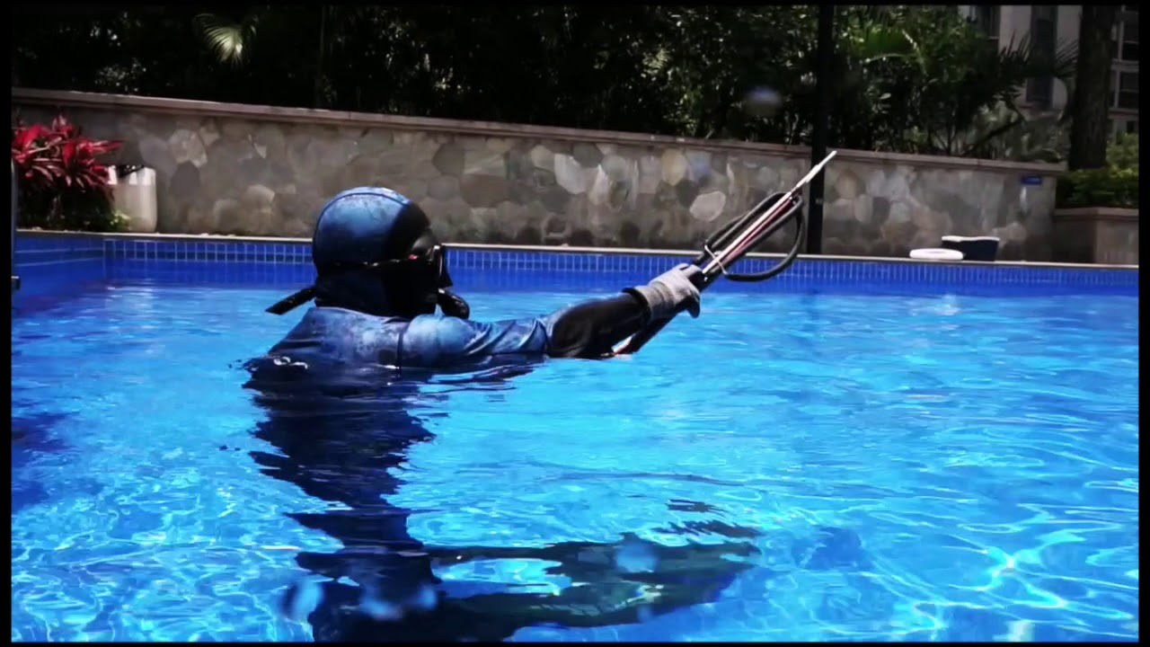 sea sniper roller 90cm  pool test
