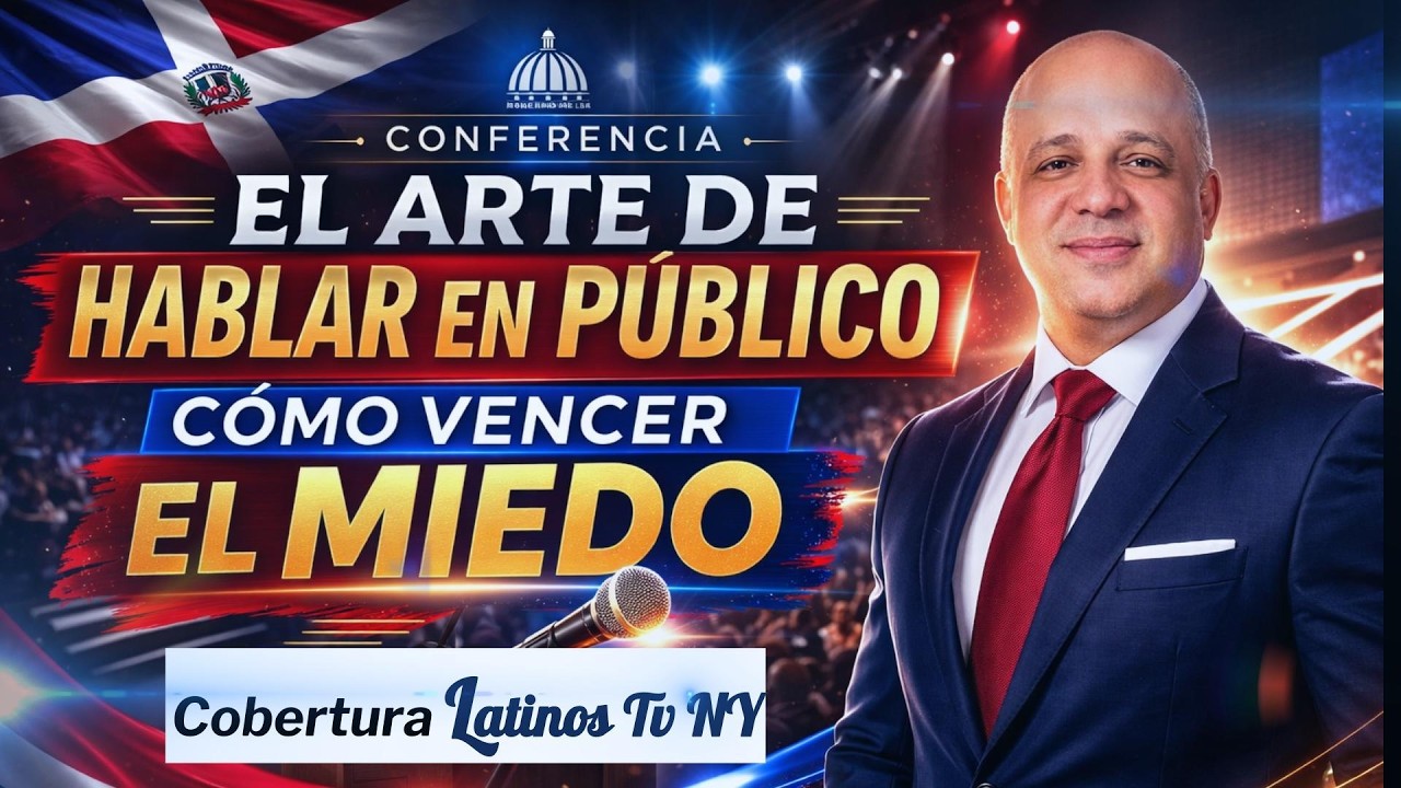 COBERTURA CONFERENCIA EL ARTE DE HABLAR EN PUBLICO CON  ANGEL MANUEL LOPEZ  | LATINOS TV NY