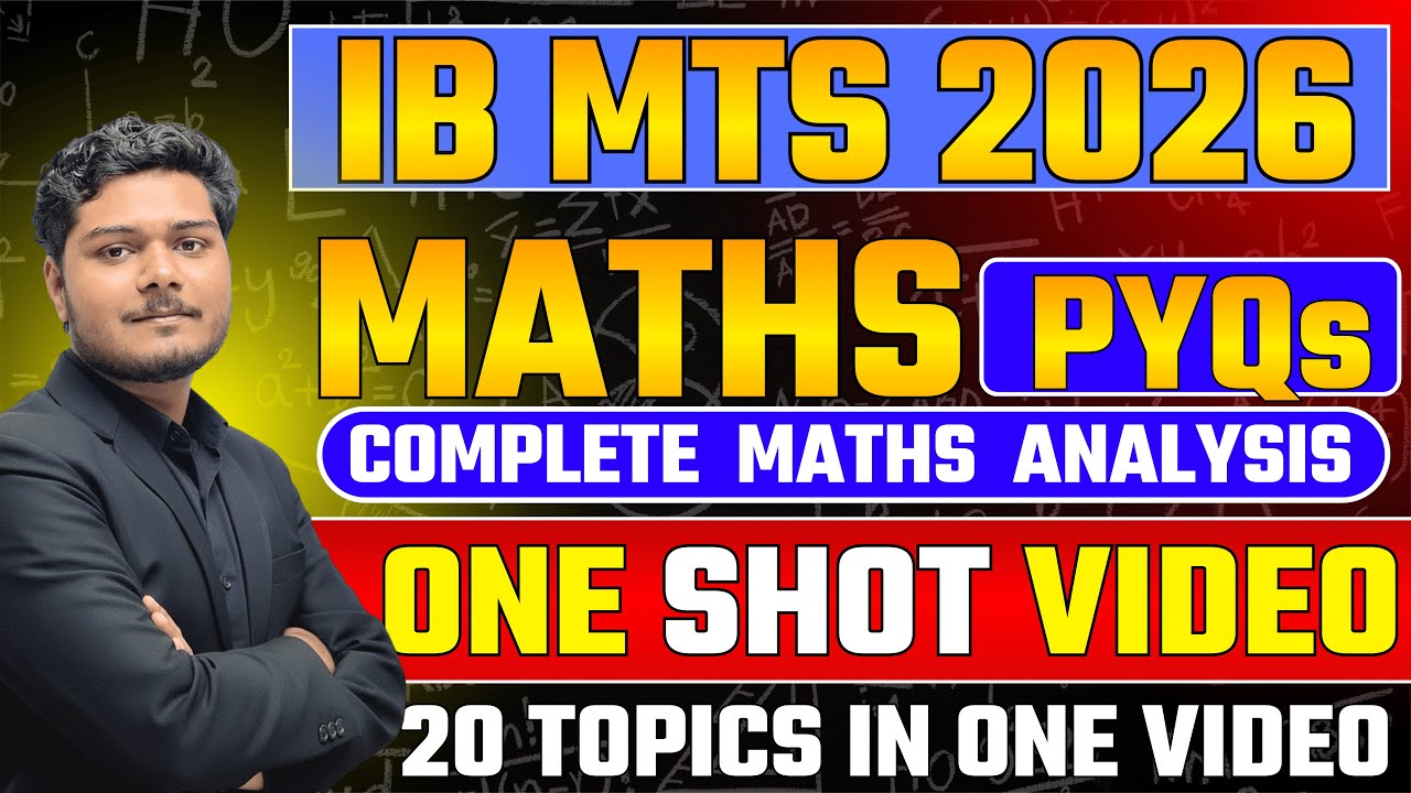 IB MTS MATHS MARATHON CLASS 2026 | IB MTS Complete Maths in One Video