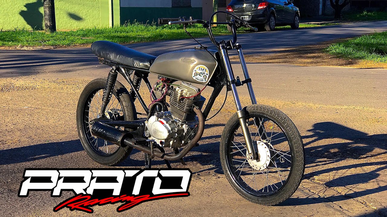 Motomel cg 125 llevado a 203cc 🤯🚀 // Prato Racing