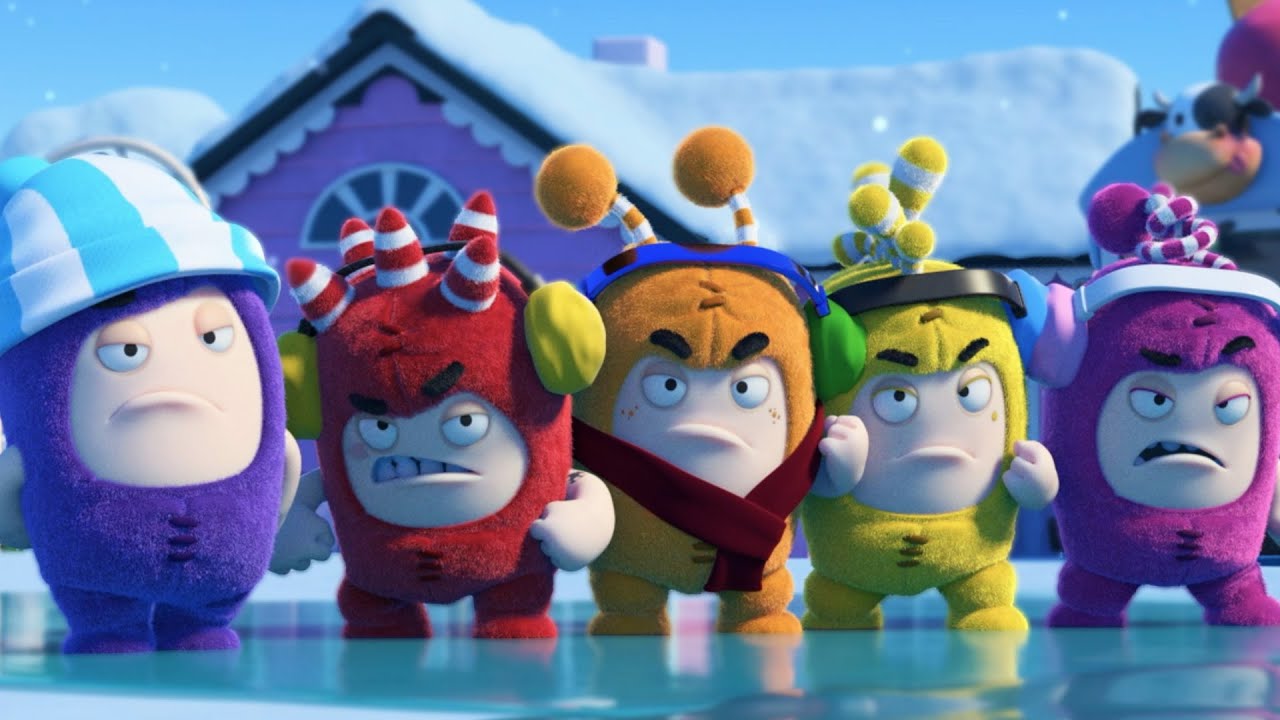 Oddbods | Snow Joke | Funny Cartoons For Kids