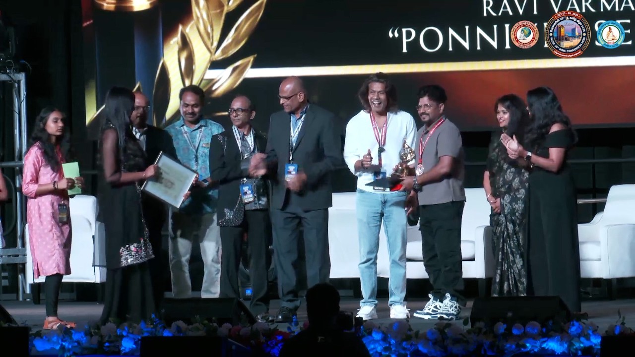 Cinematographer Ravi Varman Honored for Ponniyin Selvan | FeIFF Award | FeTNA’s 38th Convention