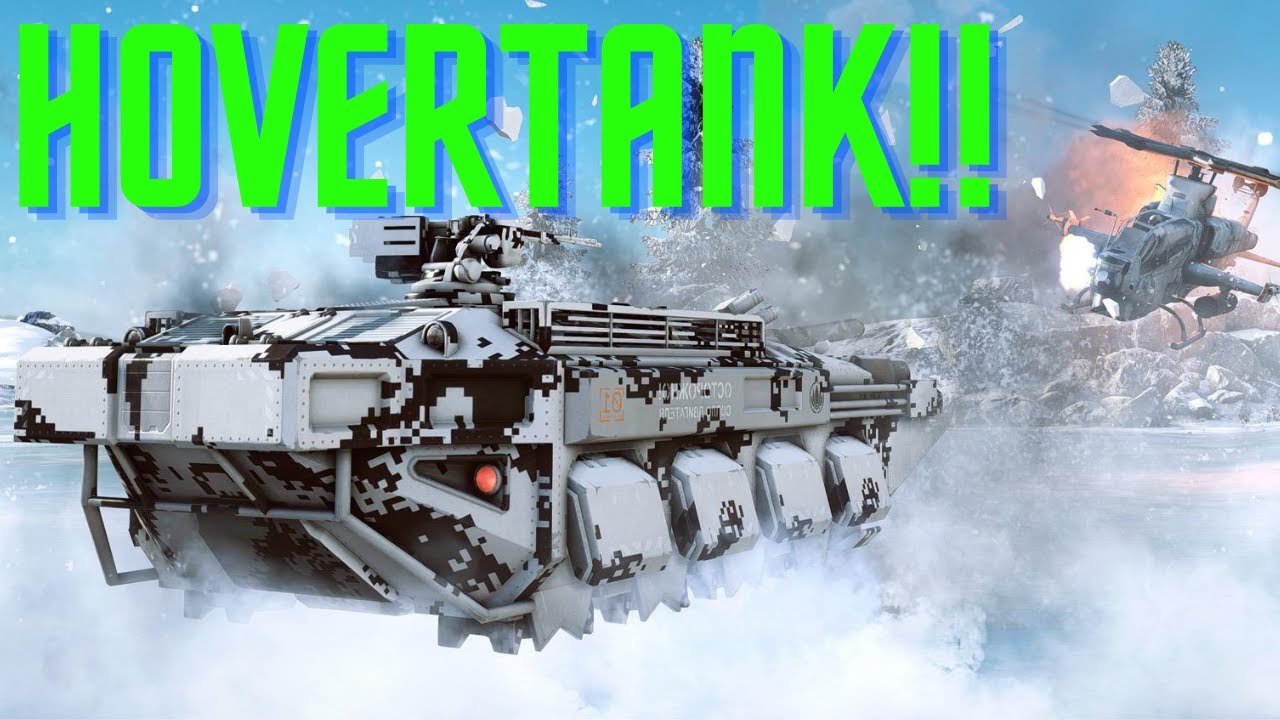 BF4 - Full Hovertank(Levkov) Round: 100-1 on Whiteout. Worlds Top Hovertank Pilot.