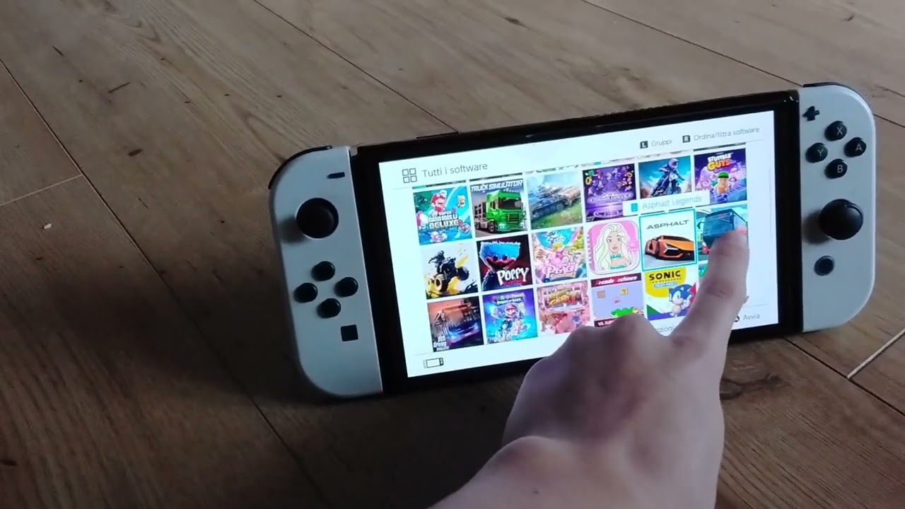 La mia nintendo switch oled😎😎😎.