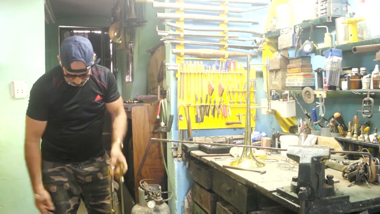 Cómo reparar una vara de trombón con GOLPES y DESALINEADA