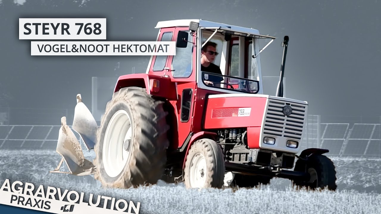 Steyr 768 + Vogel&Noot Hektomat P48 ZV  • Ackern | Agrarvolution Praxis