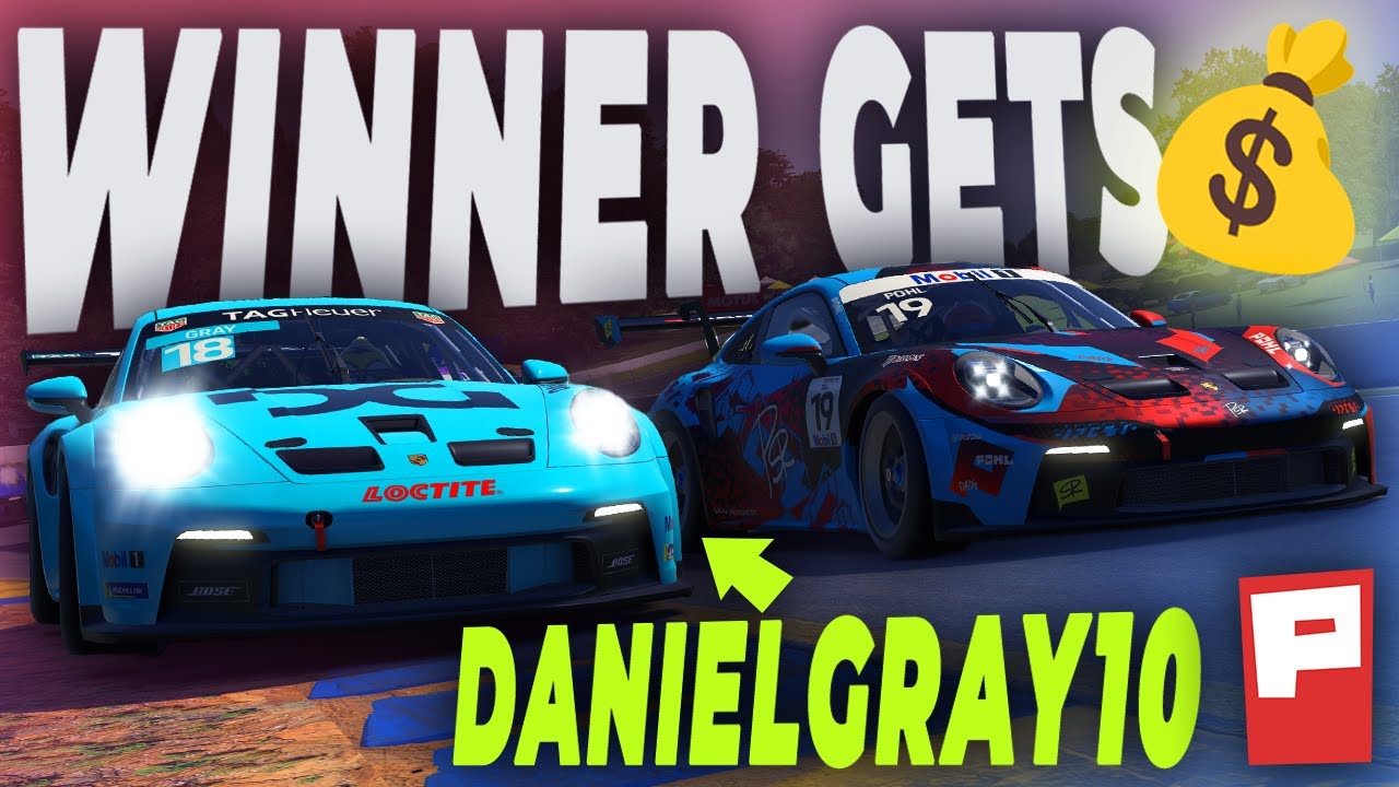 So lucky and unlucky at the same time... (iRacing Porsche Cup at Road Atlanta)