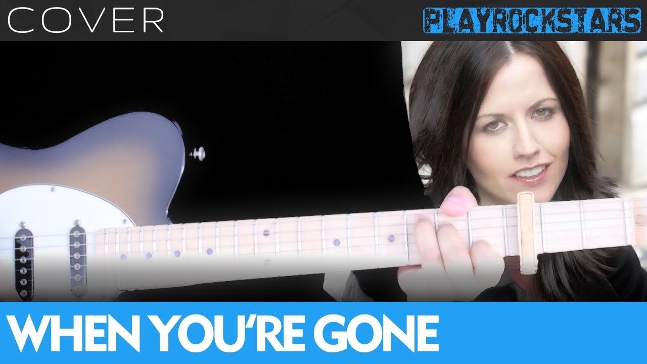 como tocar WHEN YOU'RE GONE en guitarra CRANBERRIES ⭐️ COVER / ACORDES / SOLO / RITMO / TABS