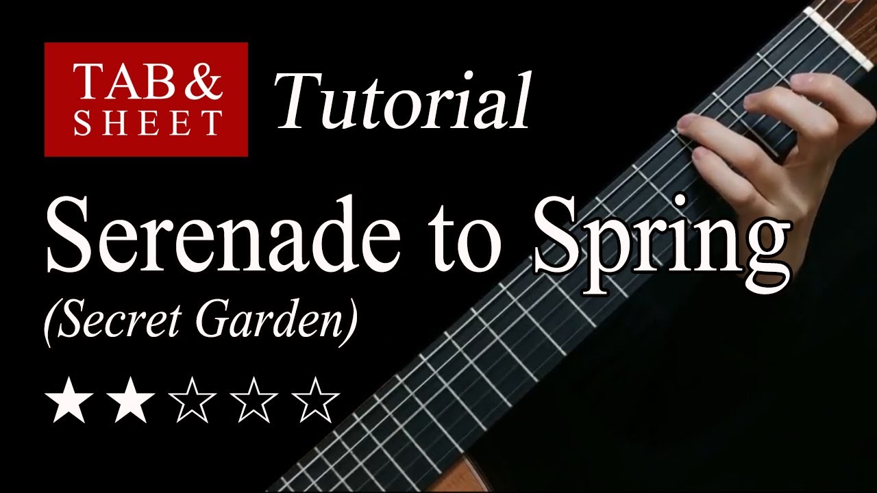 Serenade to Spring - Guitar Lesson + TAB