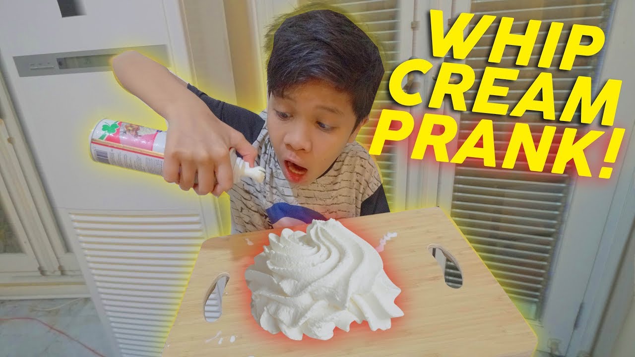 WHIP CREAM PRANK KE ABANG SAMPE DIA.... | Perang Prank #Part1