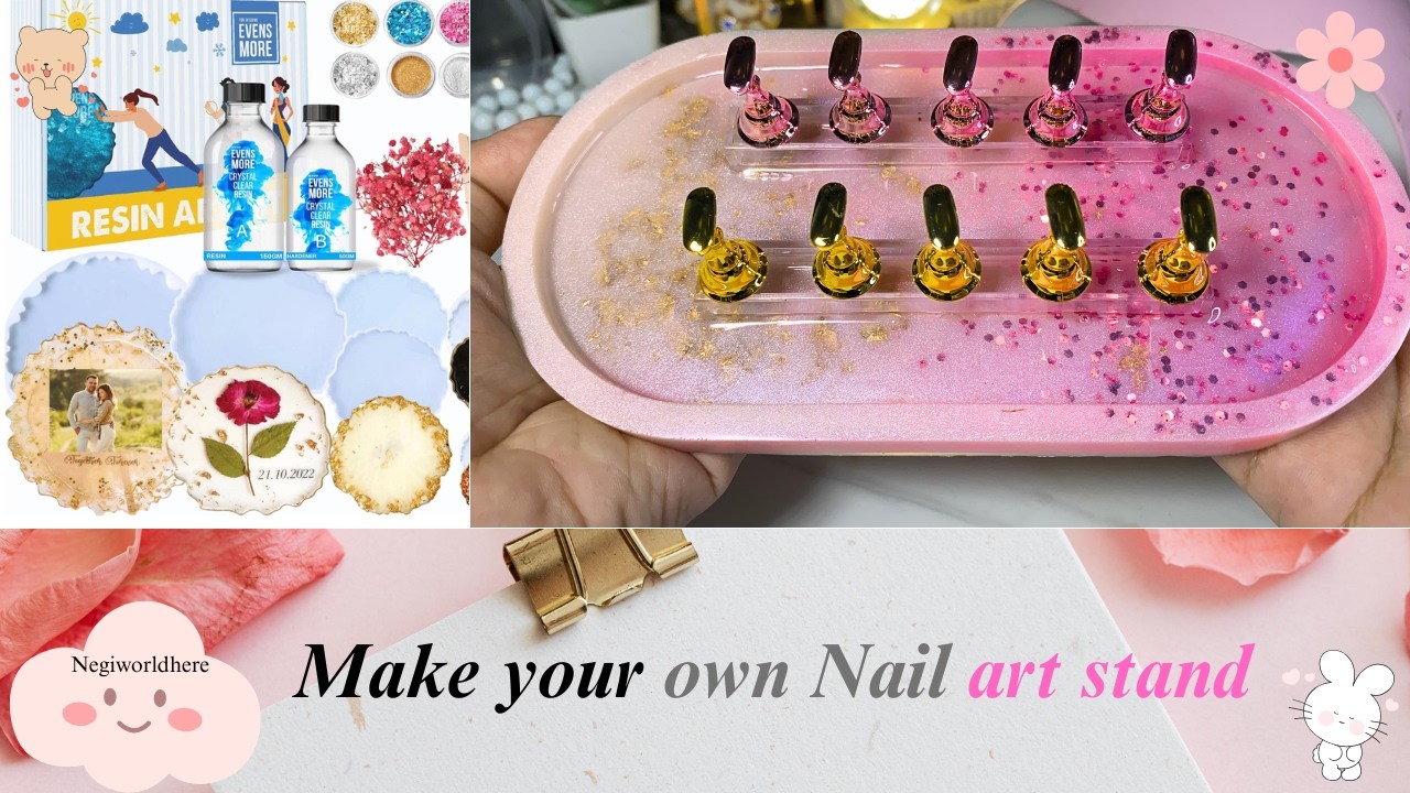 ✨🍭Creating My Own Custom Nail Art Set Using Resin! 💅✨