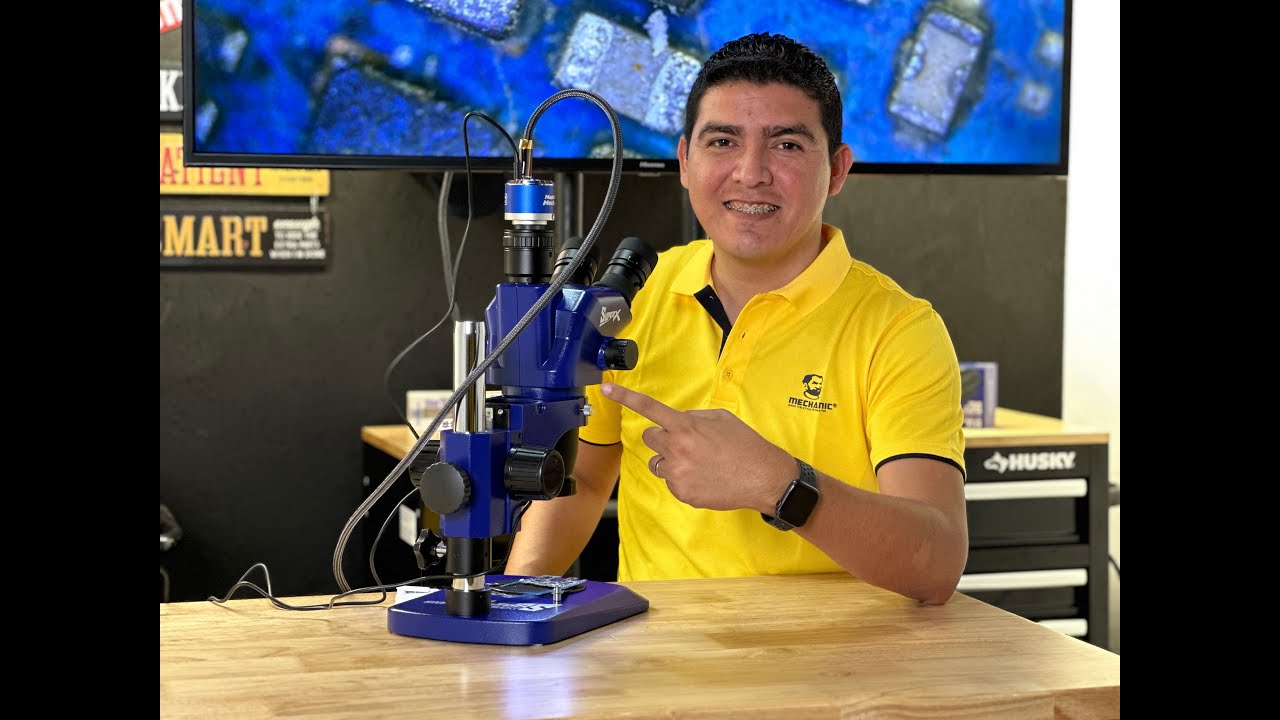 Review y Unboxing: MicroscopioTrinocular Mechanic Super X con cámara 4K