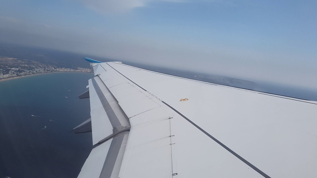 Eurowings A319 TAKEOFF / palma de mallorca airport (PMI)