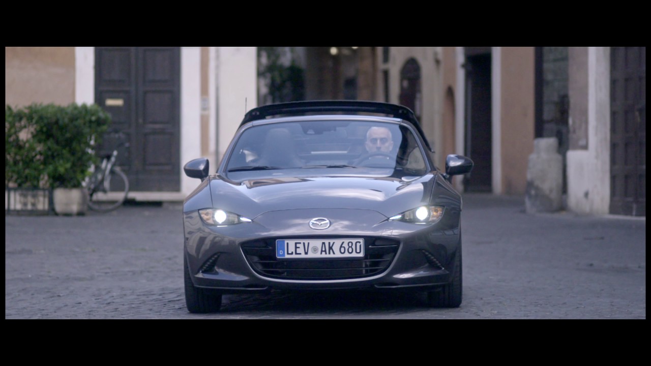 The New Mazda MX-5 RF in Rome