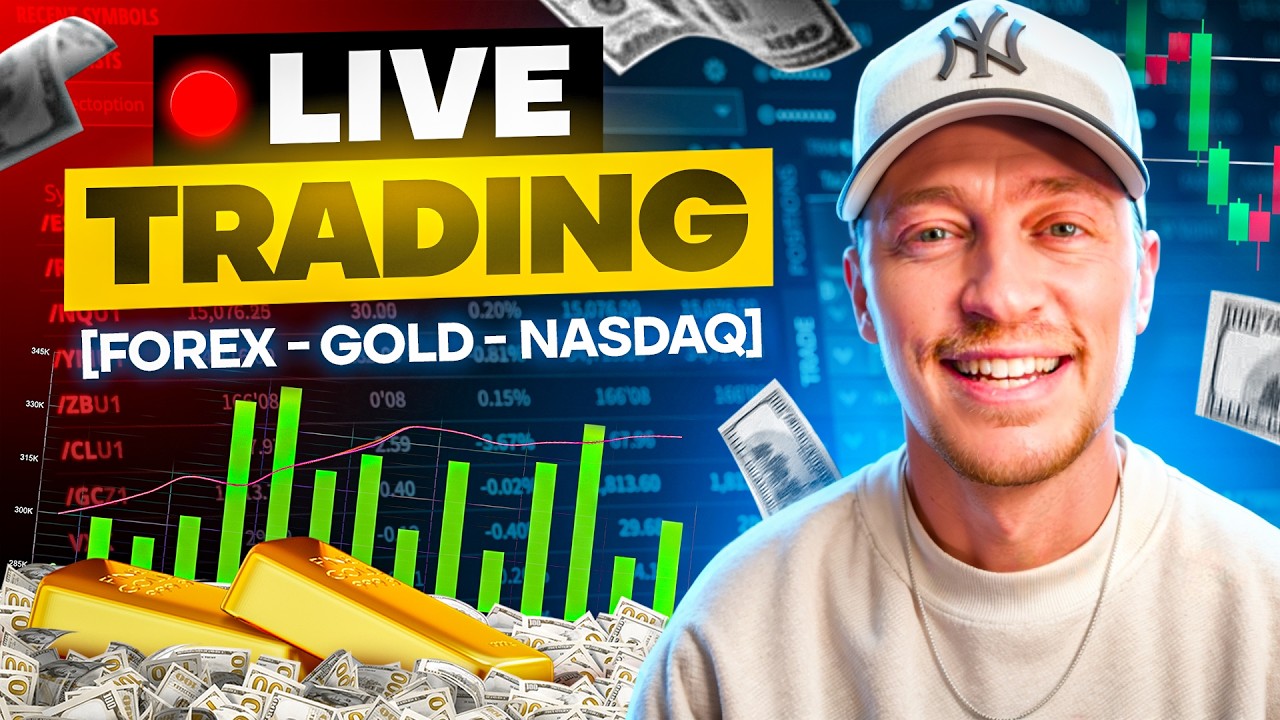 Live Trading Forex, Gold & NQ (XAUUSD Domination!)