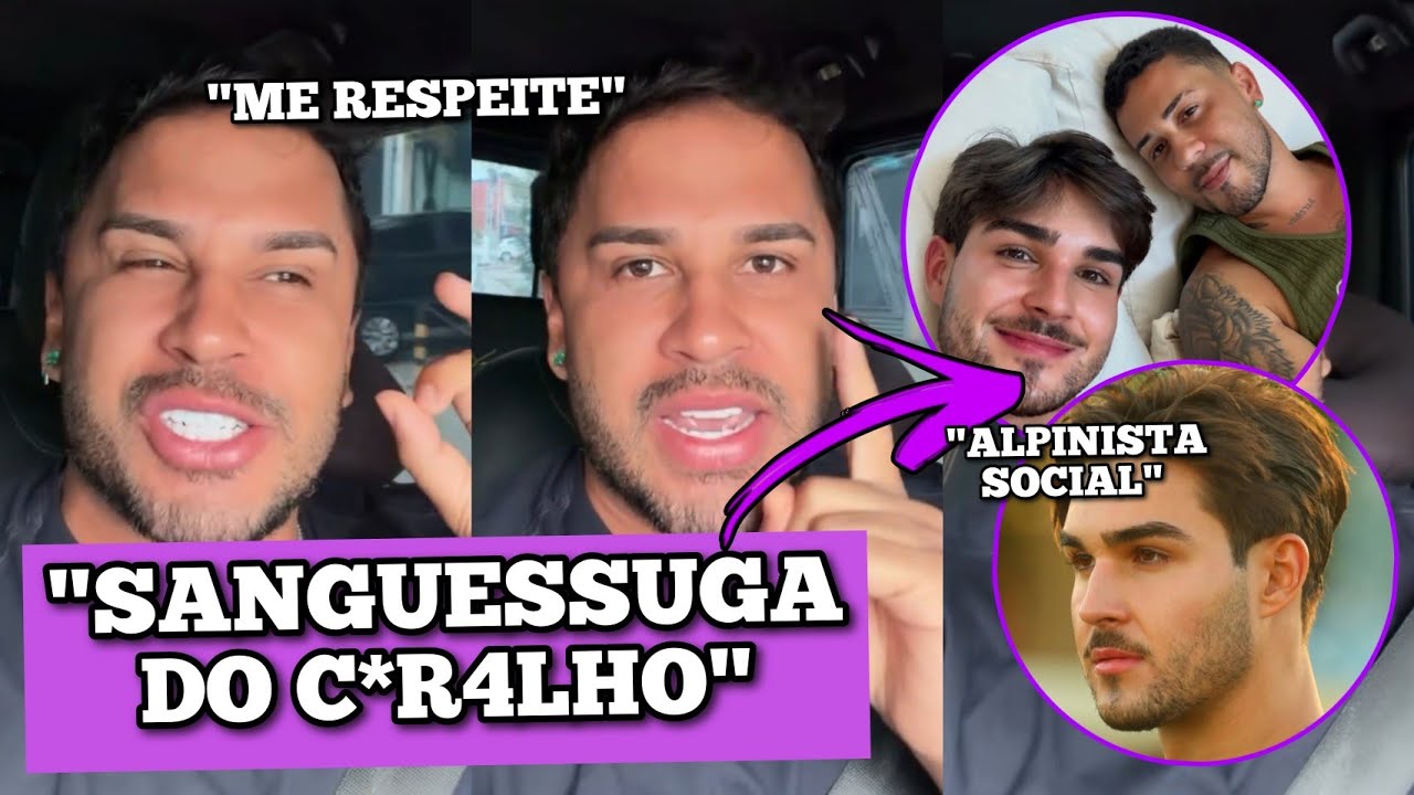 Lucas Guimar&atilde;es DETONA novo macho de Carlinhos Maia, Lucas Lobato, e AME4&Ccedil;A exp&ocirc;r o rapaz 😱