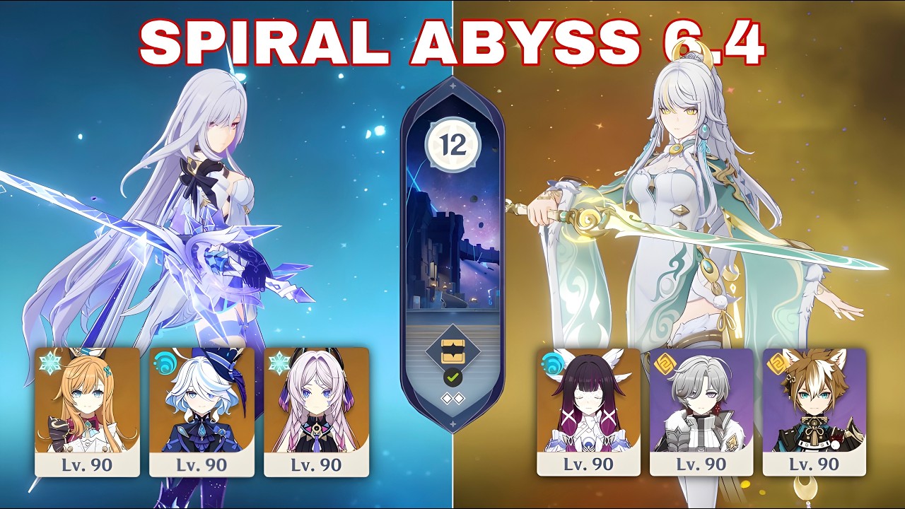 C0 Skirk & C0 Zibai | Spiral Abyss 6.4 | Genshin Impact