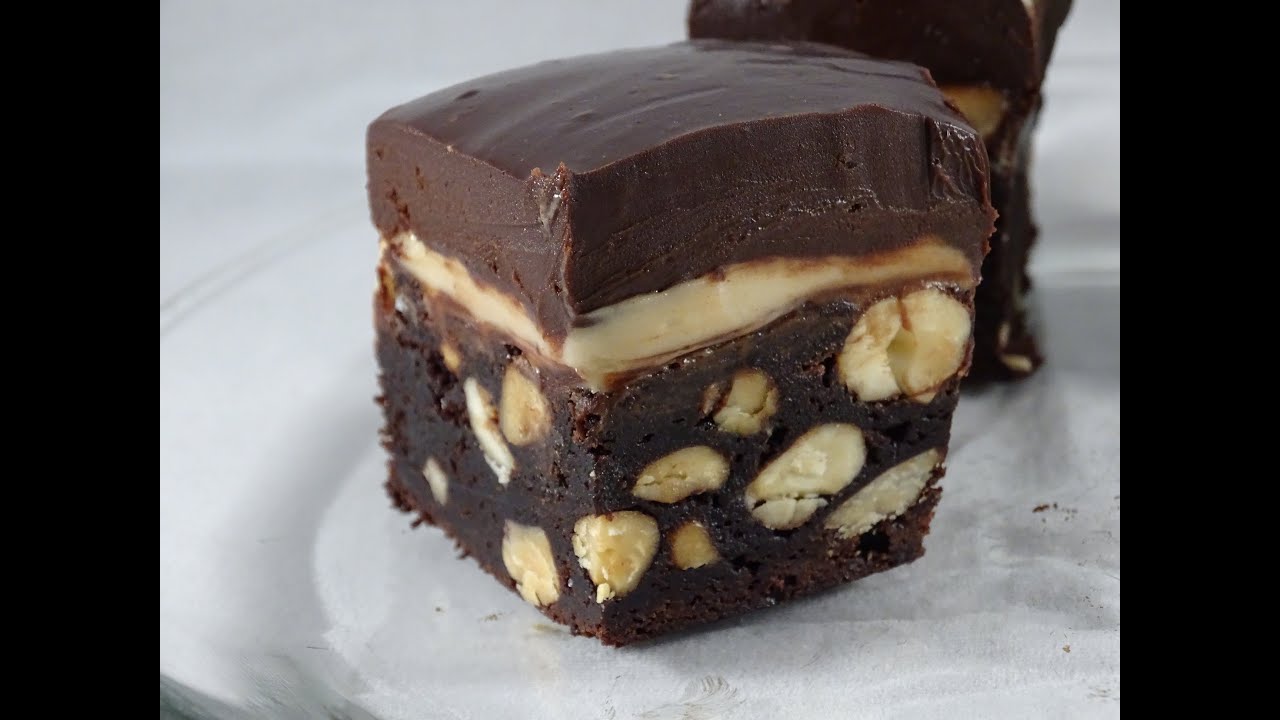 Super Fudgy Peanut Brownies-with yoyomax12