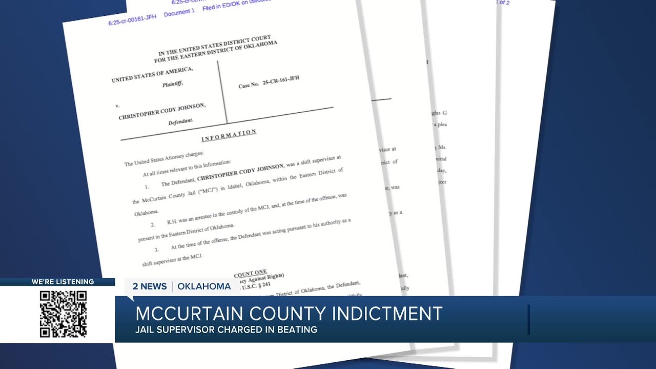 First indictment after 2023 McCurtain County sheriff scandal