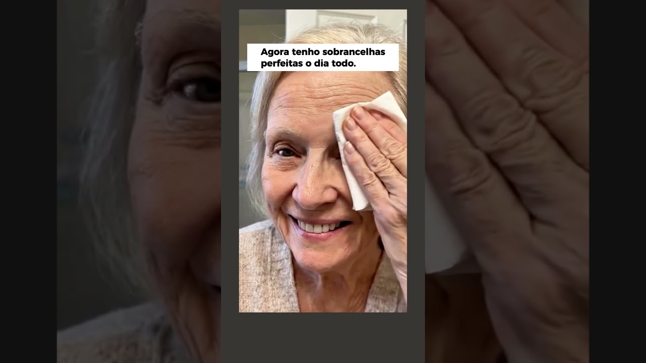 Agora tenho sobrancelhas perfeitas o dia todo