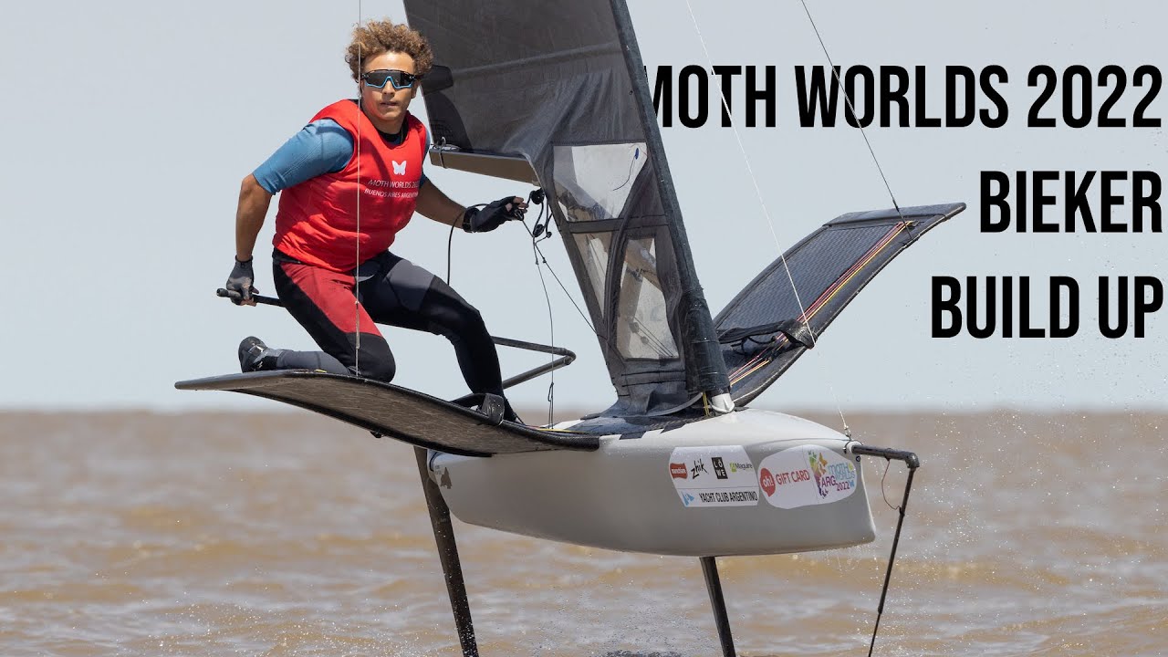 Machi Contessi moth bieker build up for moth worlds 2022